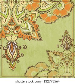 Indian ornamental background