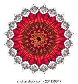 Indian ornaments Series: rosette