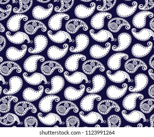 Indian paisley background 