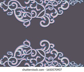 Indian paisley pattern vector. Purple mandala floral medallion print. Ethnic pattern design. Boho style decoration.