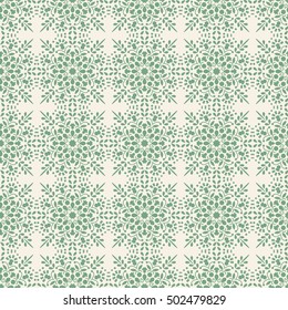 Indian pattern. Arabic, islamic, ethnic, oriental motifs. Seamless pattern. Bohemian background. Print for fabric and paper. Vector illustration