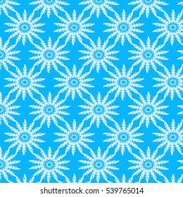 Indian pattern. Arabic, islamic, japanese motifs. Mandala seamless pattern. Ethnic bohemian background. Print for fabric and wrapping paper. Vector illustration
