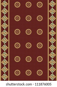 Indian Pattern Background Rhombus