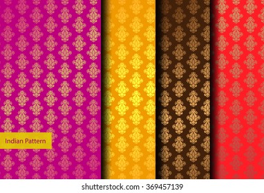 Indian Pattern Detailed Easily Editable Stock Vector (Royalty Free ...