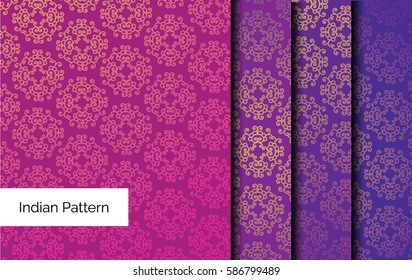 Indian Pattern Detailed Easily Editable Stock Vector Royalty Free 586799489 Shutterstock