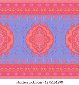 Indian pattern. Ethnic Mandala ornament. Can be used for textile. Gypsy style - Vector