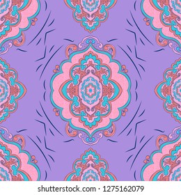 Indian pattern. Ethnic Mandala ornament. Can be used for textile. Gypsy style - Vector