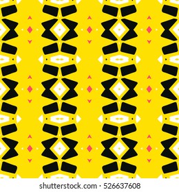 Indian pattern. Ethnic motif. Striped indian seamless pattern, ethnic tribal motifs, zigzag lines, brushstrokes paint in bright colors. Tribal seamless pattern vector. Repeating geometric mesh tiles.