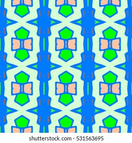 Indian pattern. Ethnic motif. Striped indian seamless pattern, ethnic tribal motifs, zigzag lines, brushstrokes paint in bright colors. Tribal seamless pattern vector. Repeating geometric mesh tiles.