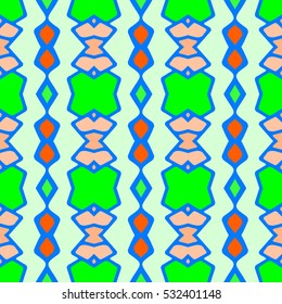 Indian pattern. Ethnic motif. Striped indian seamless pattern, ethnic tribal motifs, zigzag lines, brushstrokes paint in bright colors. Tribal seamless pattern vector. Repeating geometric mesh tiles.