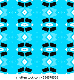 Indian pattern. Ethnic motif. Striped indian seamless pattern, ethnic tribal motifs, zigzag lines, brushstrokes paint in bright colors. Tribal seamless pattern. Repeating geometric mesh tiles.