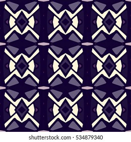 Indian pattern. Ethnic motif. Striped indian seamless pattern, ethnic tribal motifs, zigzag lines, brushstrokes paint in bright colors. Tribal seamless pattern vector. Repeating geometric mesh tiles.
