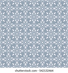 Indian pattern.  Mandala seamless pattern. Ethnic bohemian background. Print for fabric and wrapping paper. Vector illustration