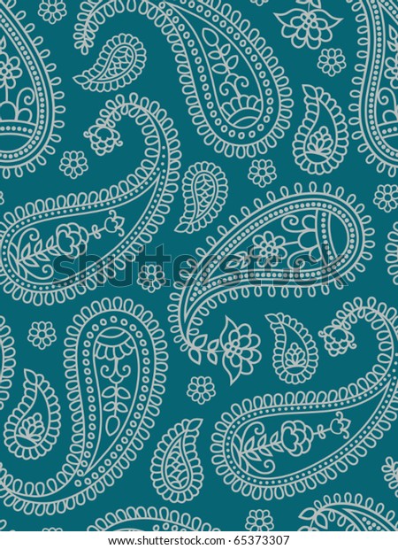 Indian Pattern Paisley Vector Illustration Stock Vector (Royalty Free ...