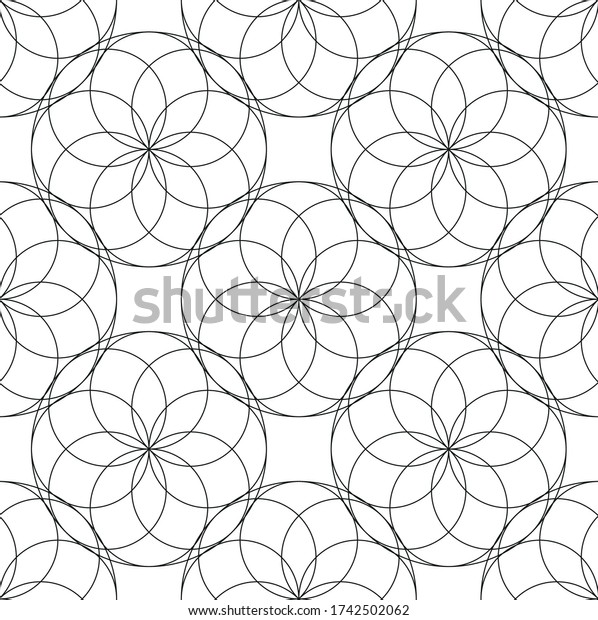 Indian Pattern Vector Graphics Seamless Texture Stock Vector (Royalty ...