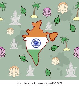 Indian pattern vector illustration 1