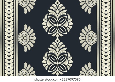 Indian Pattu Sari Vector pattern set. Traditional handmade Indian silk sari saree with golden details, woman wear on festival, ceremony, and weddings. Gold thread sari also known 