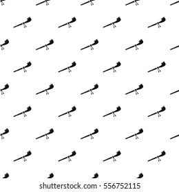 Indian peace pipe pattern. Simple illustration of indian peace pipe vector pattern for web