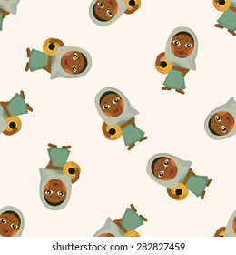 indian people ,seamless pattern