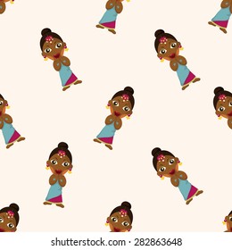 indian people ,seamless pattern