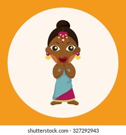 indian people theme elements