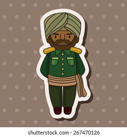 indian people theme elements vector,eps