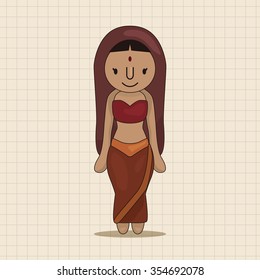 indian people theme elements vector,eps