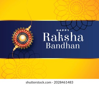 indian rakshan bandhan festival greeting card design