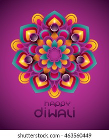 rangoli indio - un arte tradicional indio de decorar la entrada a una casa