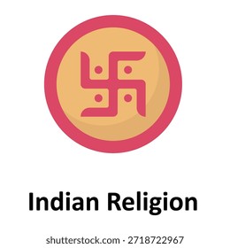ícone Vetor de religião indiana que pode facilmente modificar ou editar
