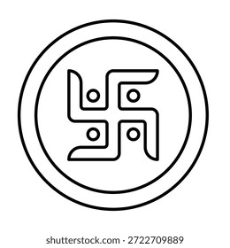 Icono de Vector de Religión indio que puede modificarse o editarse fácilmente
