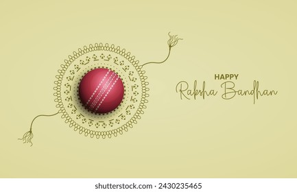 Indian Religious Festival Raksha Bandhan. Raksha Bandhan creative design for social media banner, posters, 3D Illustration