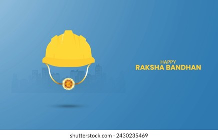Indian Religious Festival Raksha Bandhan. Raksha Bandhan creative design for social media banner, posters, 3D Illustration