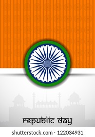 Antecedentes del Día de la República India. EPS 10.