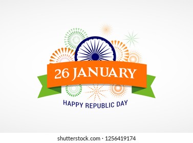 Indian Republic Day concept design, banner, poster and logo