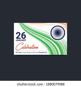 Indian Republic day concept with text 26 January. Vector Illustration. illustration of Indian background showing its incredible culture and diversity with monument.