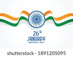 indian republic day flag and chakra background