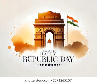 Indian Republic Day Social Media Post, Republic Day Poster, Banner, Web Banner, Greeting Card, Status, Sale Banner