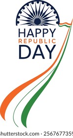 indian republic day vector design