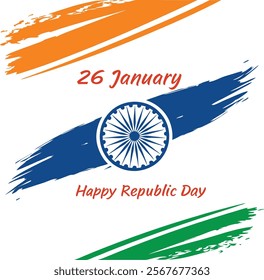 indian republic day vector design