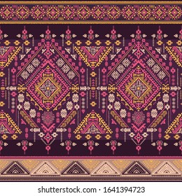 Indian rug paisley ornament pattern. Ethnic Mandala towel, yoga mat. Vector Henna tattoo style. Can be used for textile, greeting business card background, phone case print