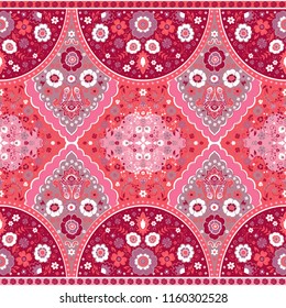 Indian rug tribal ornament pattern. Aztec towel, yoga mat. Vector Henna tattoo style. Can be used for textile, greeting business card background, phone case print
