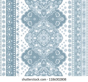 Indian rug tribal ornament pattern. Aztec towel, yoga mat. Vector Henna tattoo style. Can be used for textile, greeting business card background, phone case print