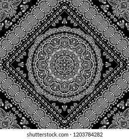 Indian rug tribal ornament pattern. Aztec towel, yoga mat. Vector lace Henna tattoo style. Can be used for textile, greeting business card background, phone case print