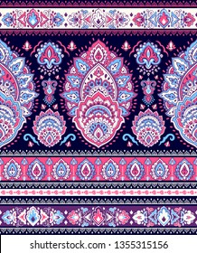 Indian rug tribal ornament pattern. Aztec towel, yoga mat. Vector lace Henna tattoo style. Can be used for textile, greeting business card background, phone case print