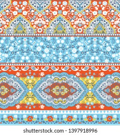 Indian rug tribal ornament pattern. Aztec towel, yoga mat. Vector Henna tattoo style. Can be used for textile, greeting business card background, phone case print