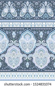 Indian rug tribal ornament pattern. Aztec towel, yoga mat. Vector Henna tattoo style. Can be used for textile, greeting business card background, phone case print