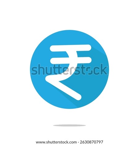 Indian rupee icon logo set vector . Vector Illustration .EPS 20 .