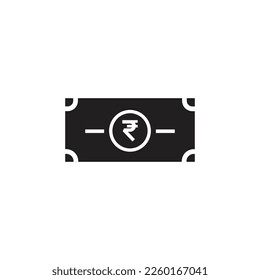 indian rupee Money icon vector illustration for web, computer and mobile app
