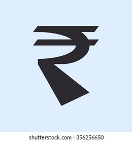 Indian rupee sign.vector illustration.